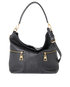 Melie, &pound;750, Handbags, Black, Leather, Front view